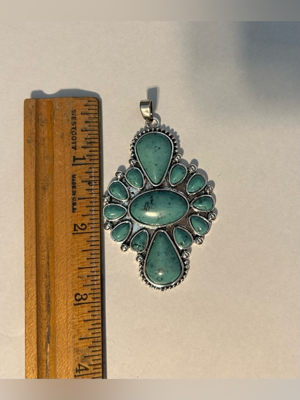 NWOT. Turquoise‎ Pendant. - Picture 6 of 8